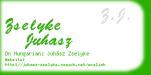 zselyke juhasz business card