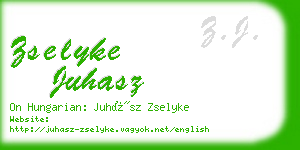 zselyke juhasz business card